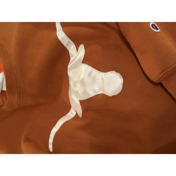 Champion Orange Longhorn Logo Sweatshirt Women’s Small - Picture 5 of 5